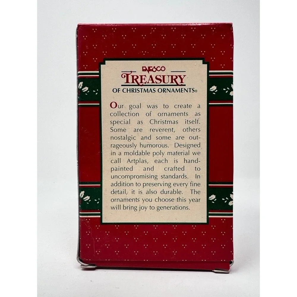 Enesco Christmas Customs Ornament Red Excellent Limited Edition 1994 M. Gilmore